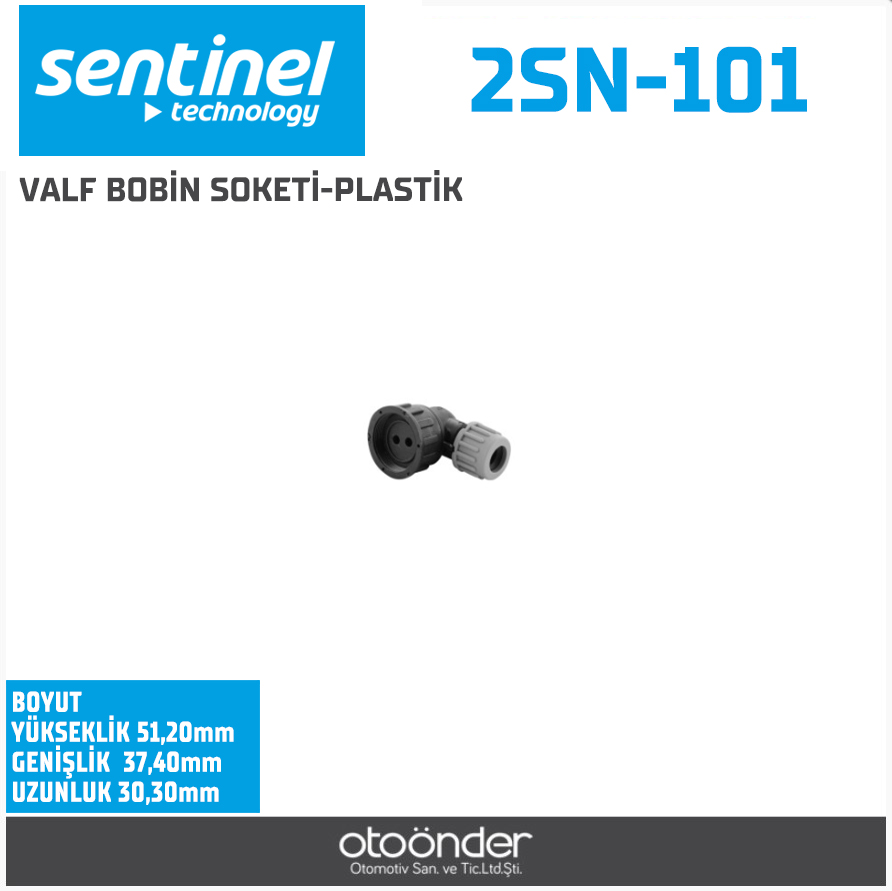VALF BOBİN SOKETİ-PLASTİK