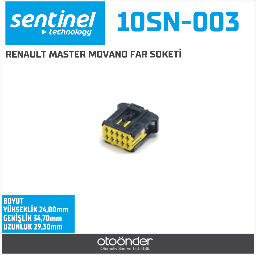FAR SOKETİ[RENAULT MASTER -PEUGEOT PARTNER]