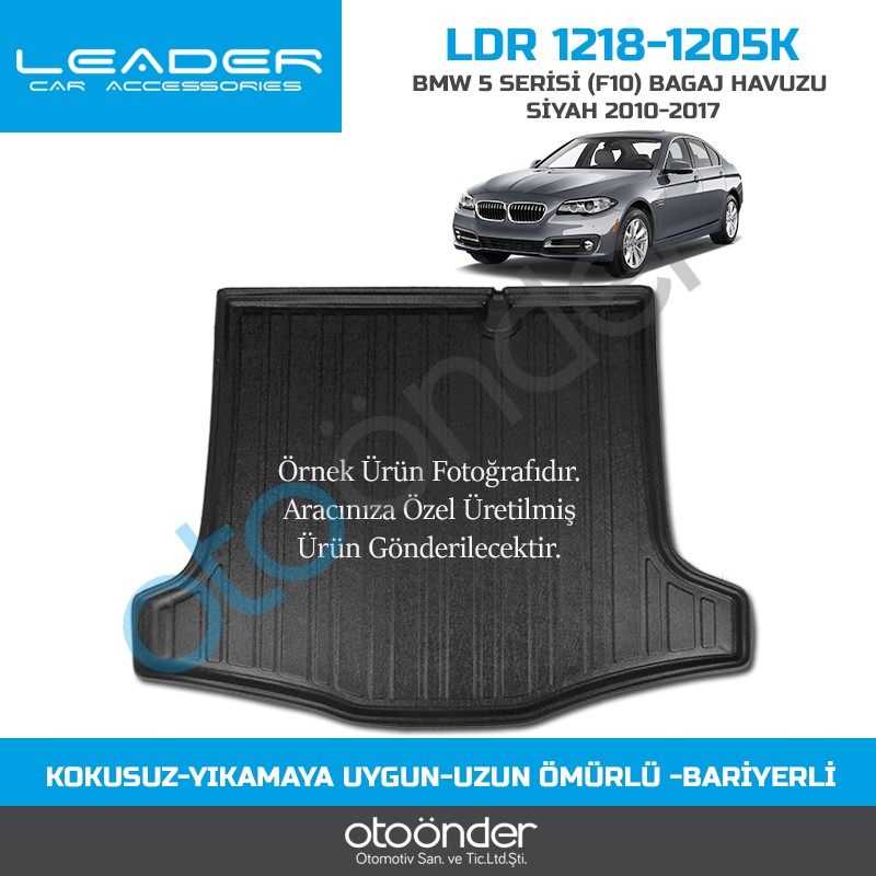 BMW 5 SERİSİ (F10)  BAGAJ HAVUZU SİYAH 2010-2016