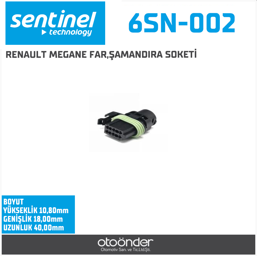 RENAULT MEGANE FAR,ŞAMANDIRA SOKETİ