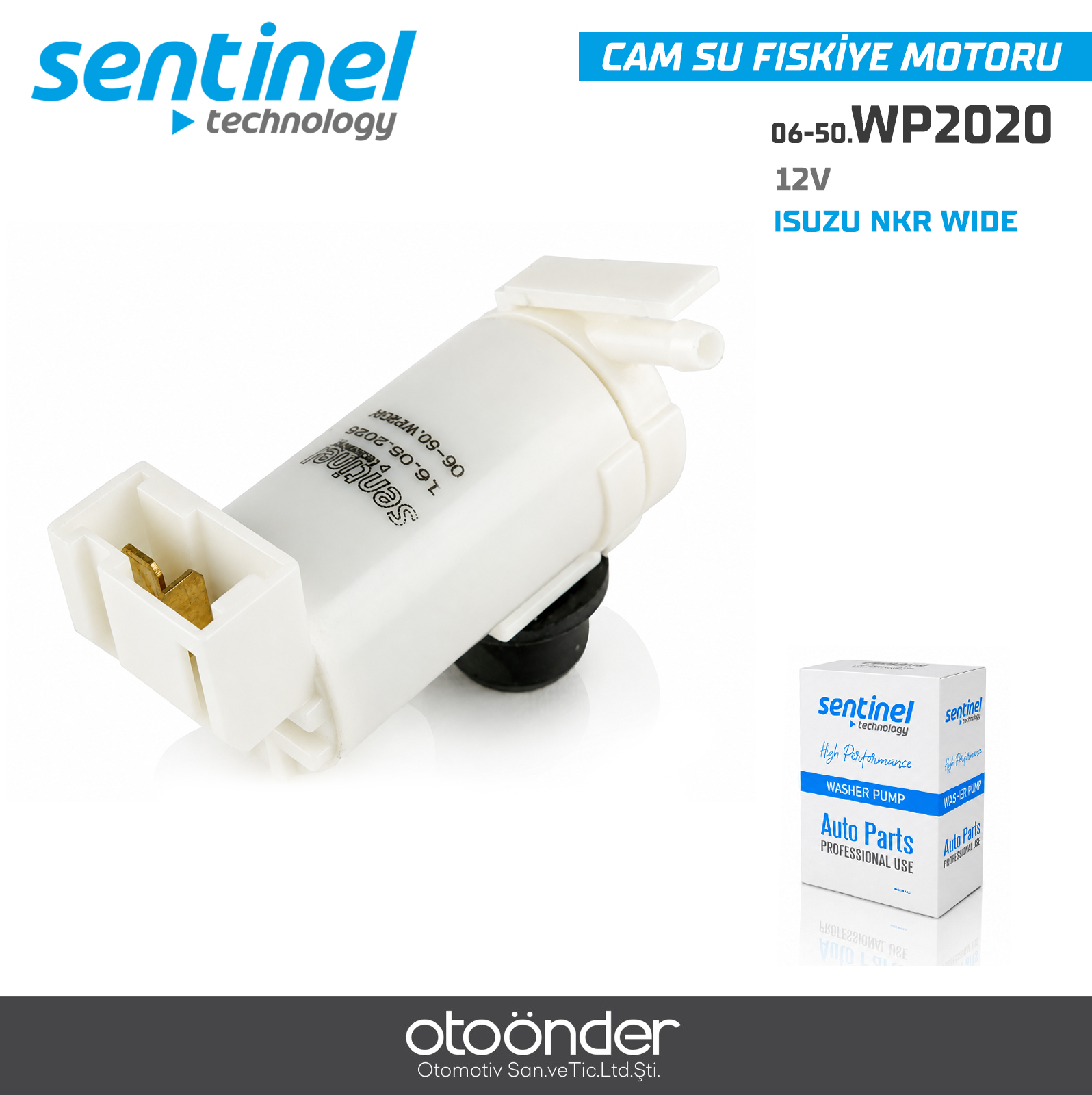 CAM SU FİSKİYE MOTORU ISUZU NKR WIDE 12V SU CAM SUMOTORUSI