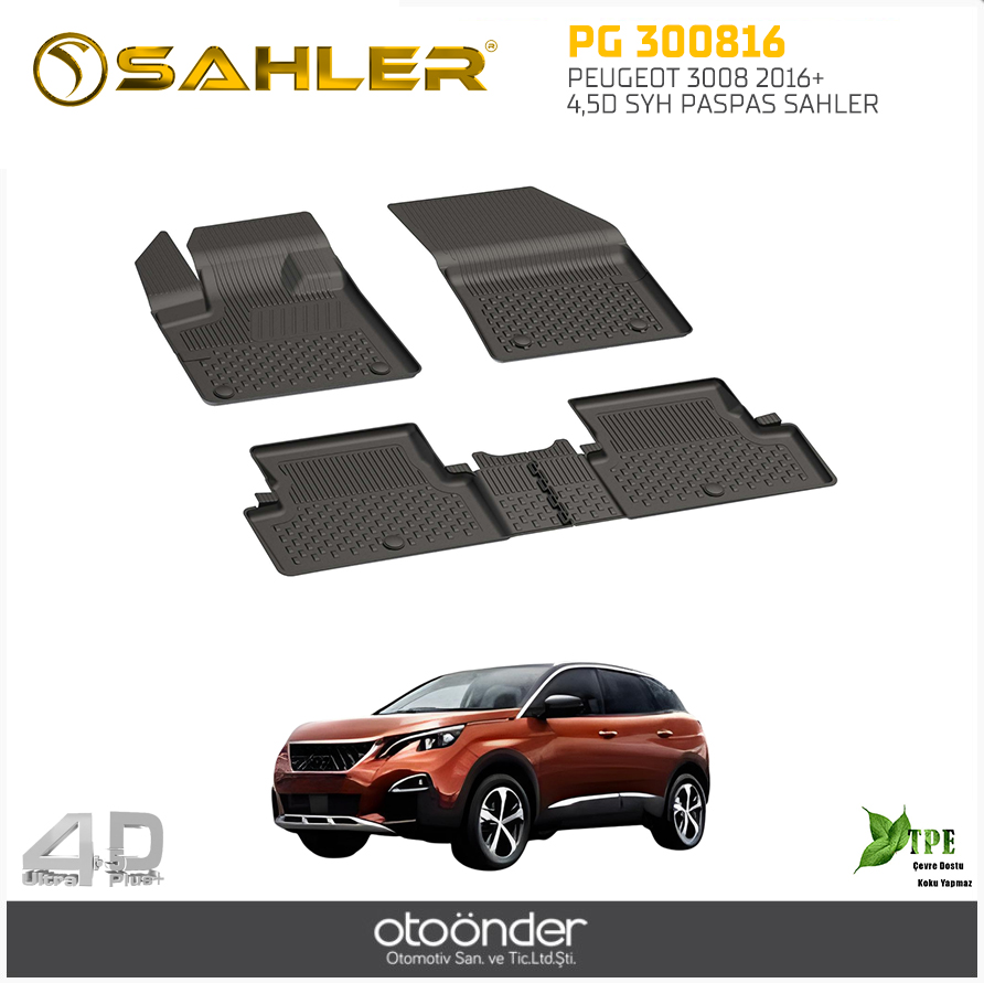 PEUGEOT 3008 2016+ 4,5D SYH  PASPAS SAHLER