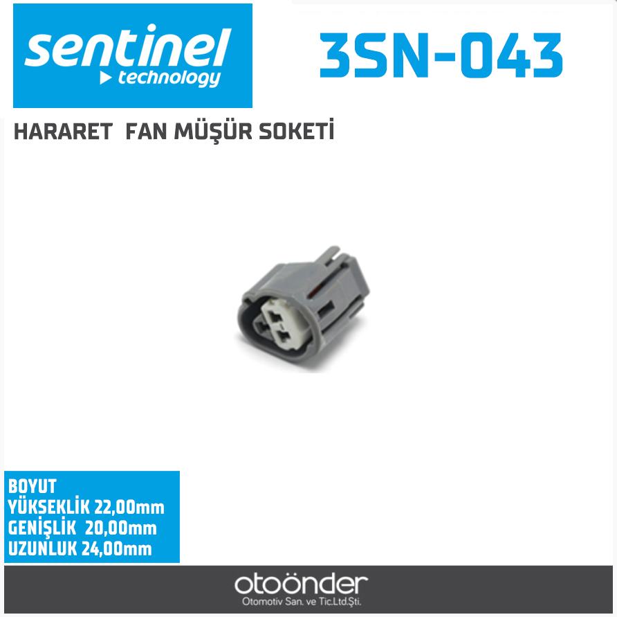 HARARET FAN MÜŞÜR SOKETİ[HONDA / SUBARU / SUZUKI/ TOYOTA GRUP]