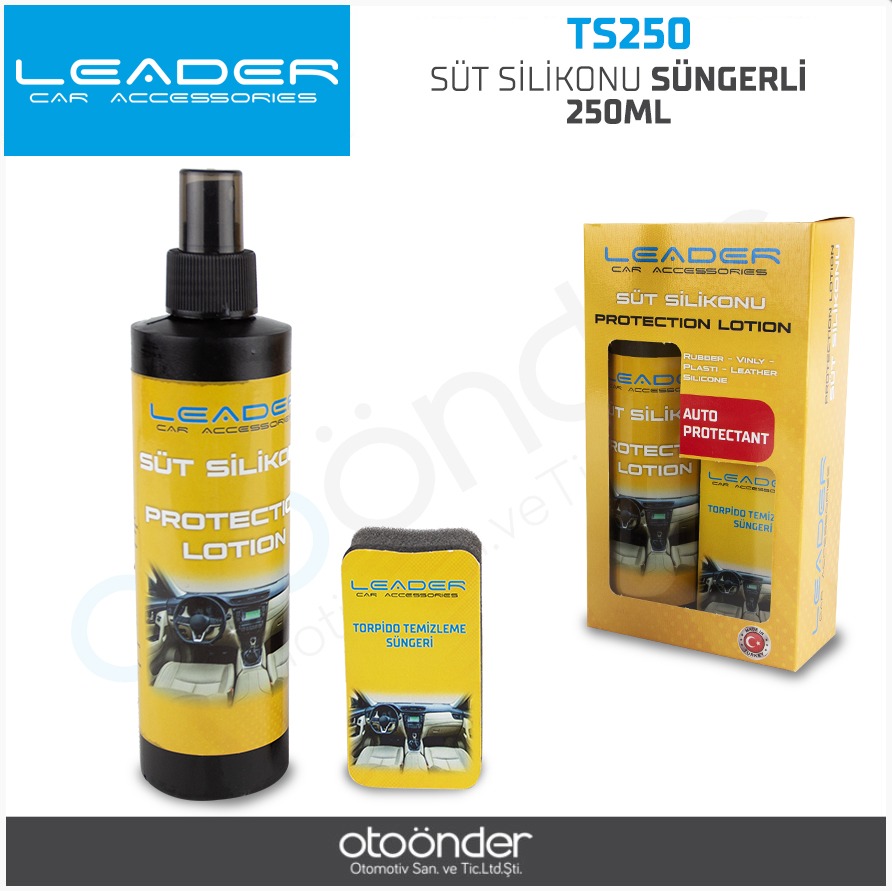 LEADER SÜT SİLİKONU SÜNGERLİ  250ML