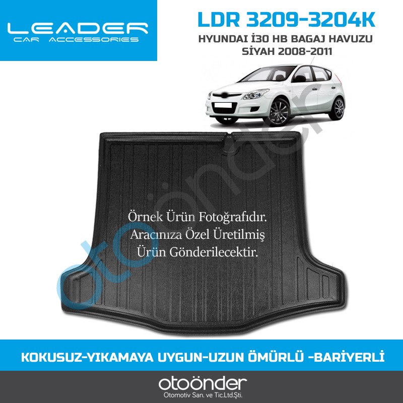 HYUNDAI İ30 HB BAGAJ HAVUZU SİYAH 2008-2011