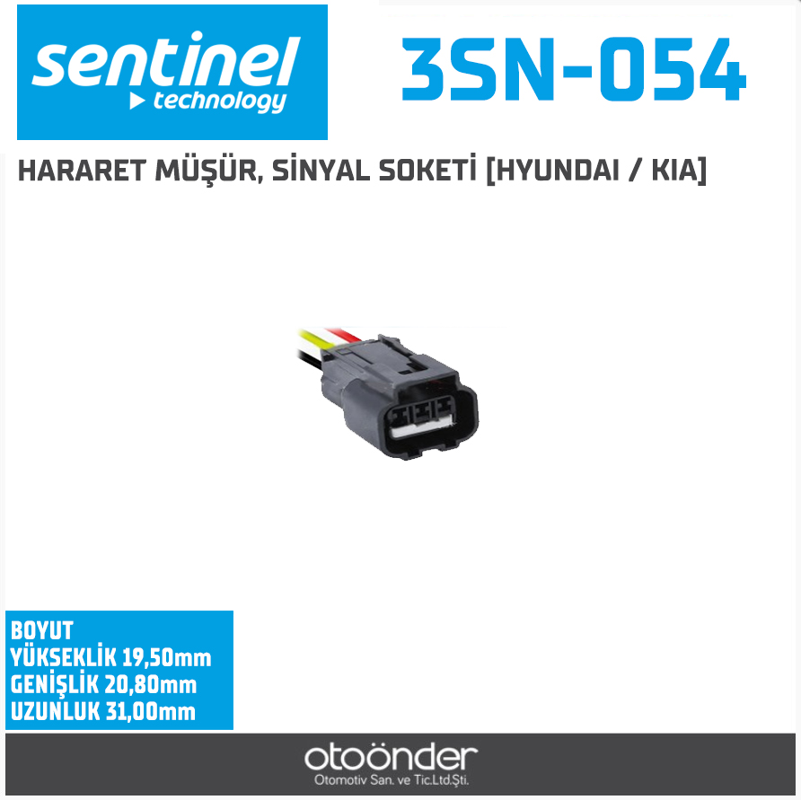 HARARET MÜŞÜR, SİNYAL SOKETİ [HYUNDAI / KIA]