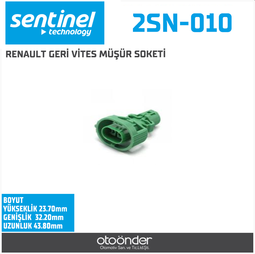 GERİ VİTES MÜŞÜR SOKETİ[DACIA / OPEL / RENAULT]