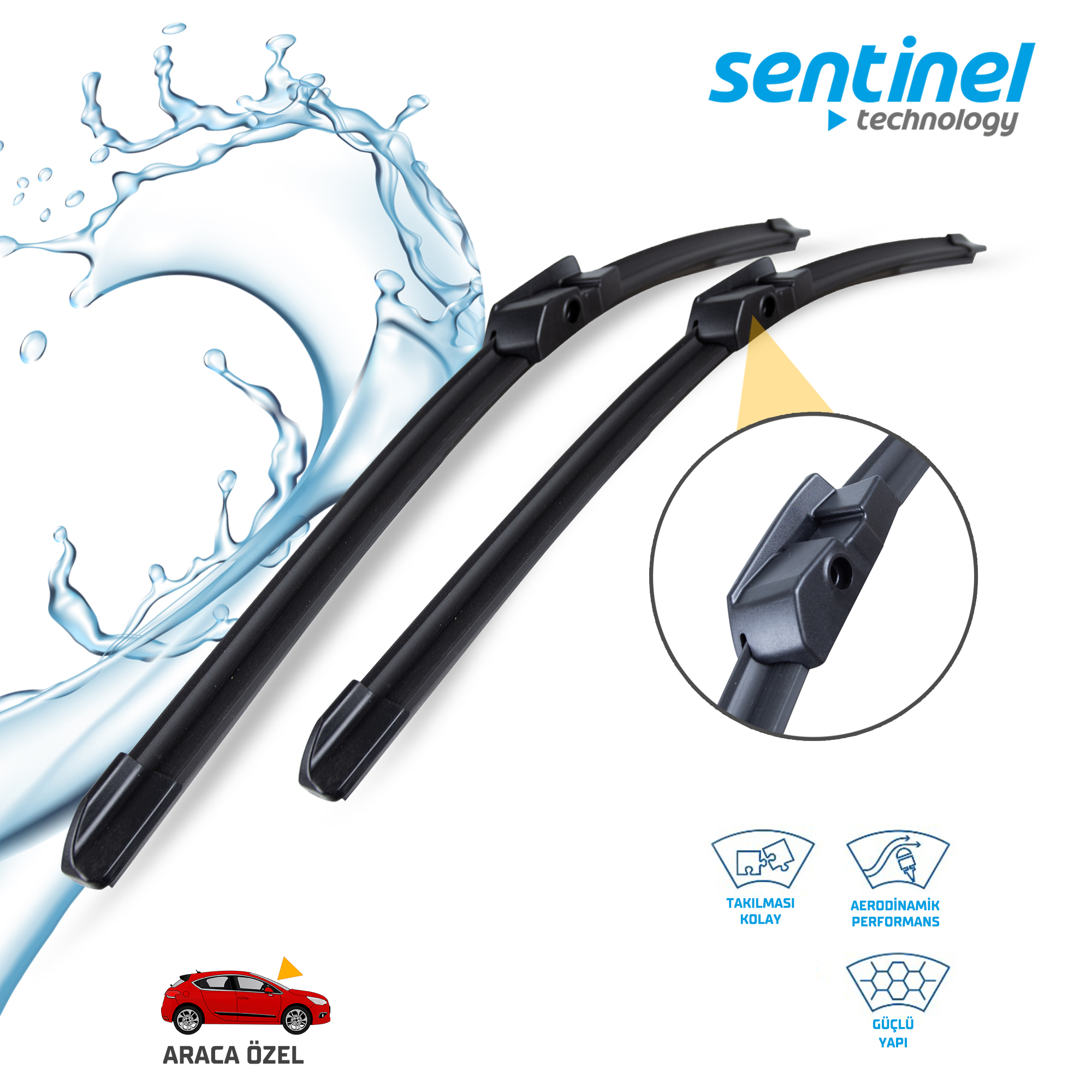 SÜPÜRGE TK ÖN BMW-5 2010>,F10, 7 SERİ 2008>26"+18"