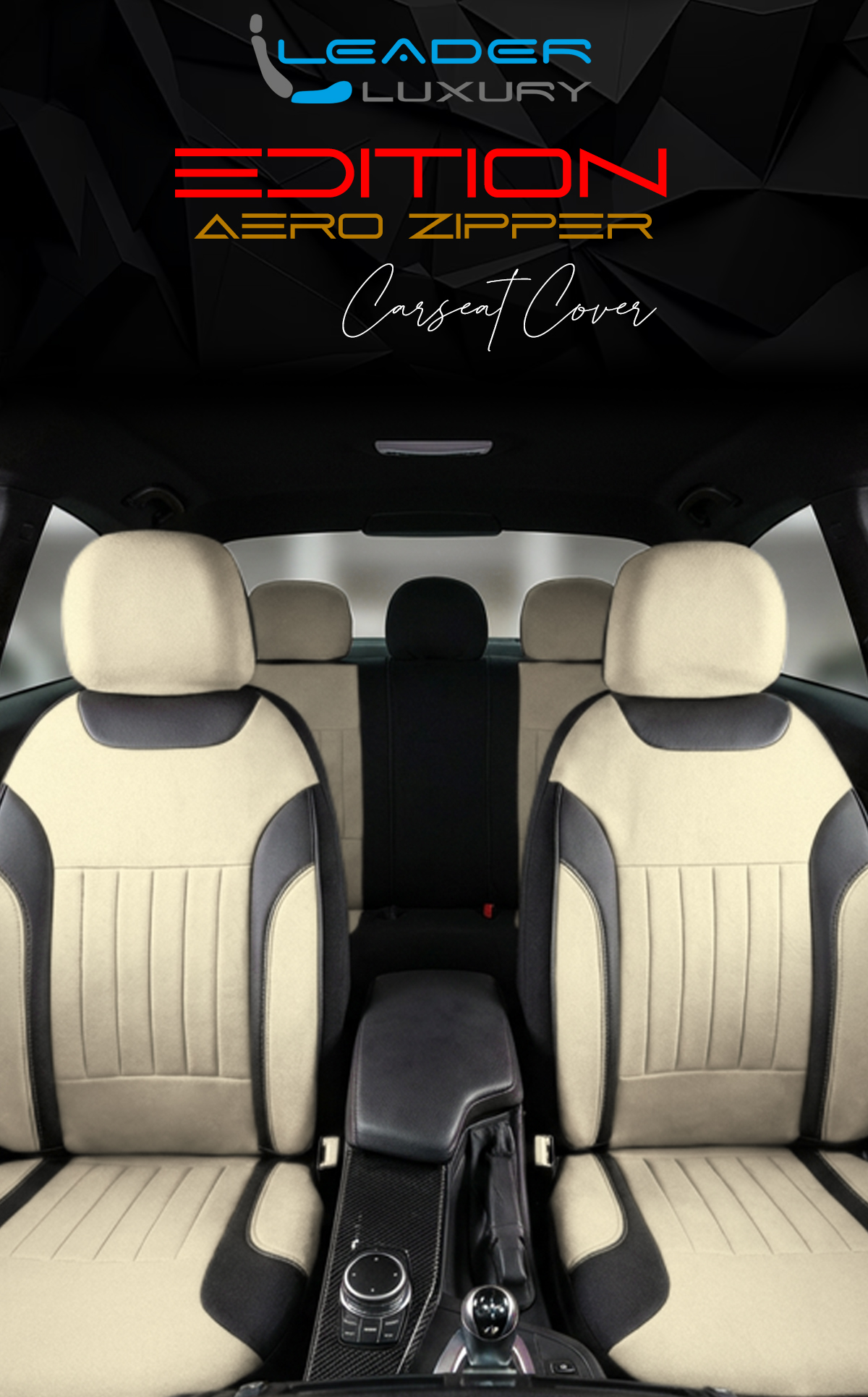 EDİTİON TAY TÜYÜ OTO KILIFI FERMUARLI. BEJ