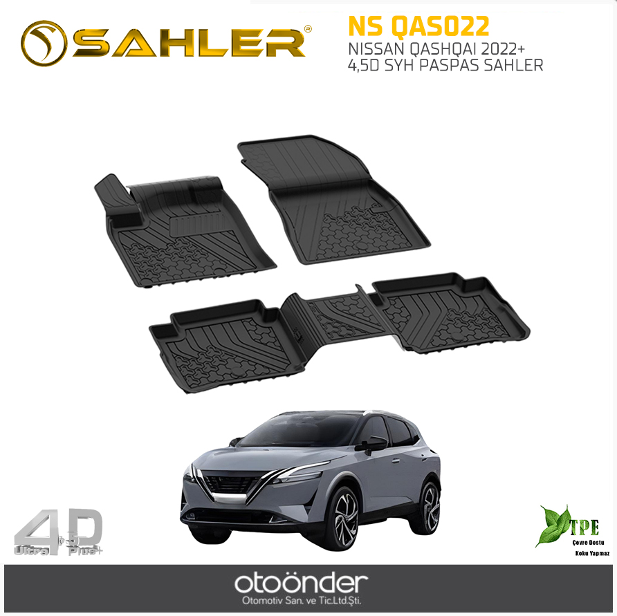 NISSAN QASHQAI 2022+ 4,5D SYH PASPAS SAHLER