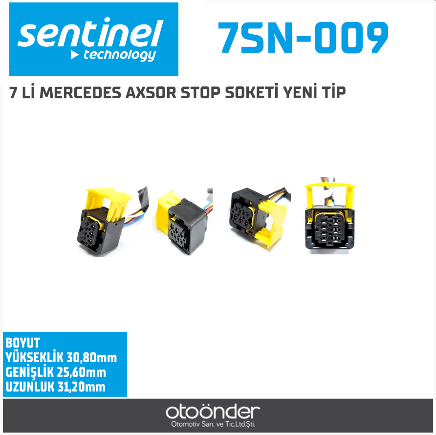 AMP STOP SOKETİ[1-1418840-1][YENİ MODEL][MERCEDES]