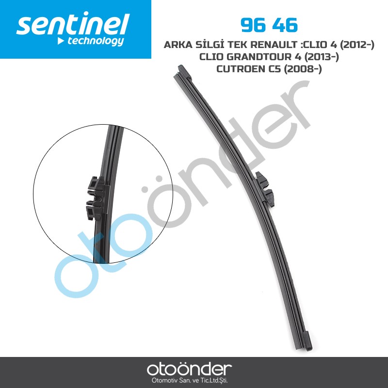 ARKA SİLGİ CLIO4 CLIO GRANTOUUR CITROEN C5 250mm