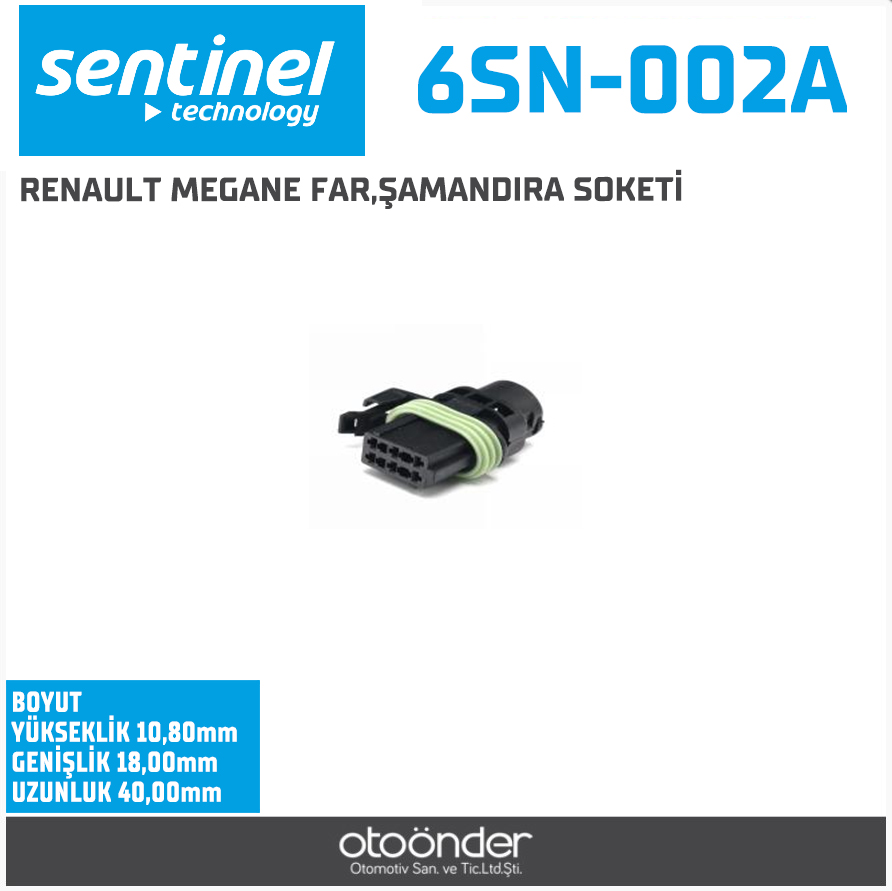 RENAULT MEGANE FAR,ŞAMANDIRA SOKETİ