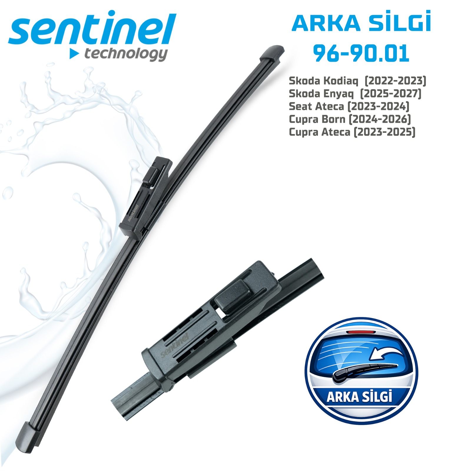 Arka Silgi Skoda Kodiaq (2022-2023) Enyaq, Ateca. (2023-2024)Cupra Ateca (2023-2025)