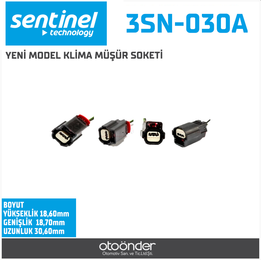 KLİMA MÜŞÜR, PARK SENSÖR SOKETİ[YENİ MODEL][FORD]