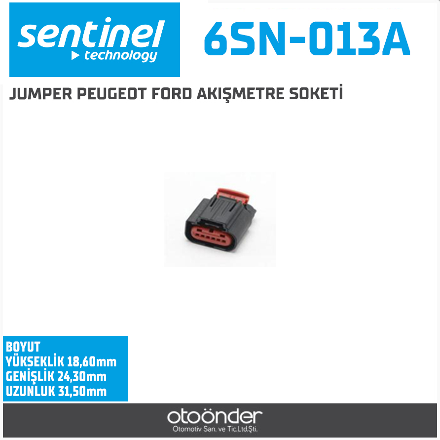 MAF HAVA AKIŞ METRE SENSÖR SOKETİ[FORD / PEUGEOT]