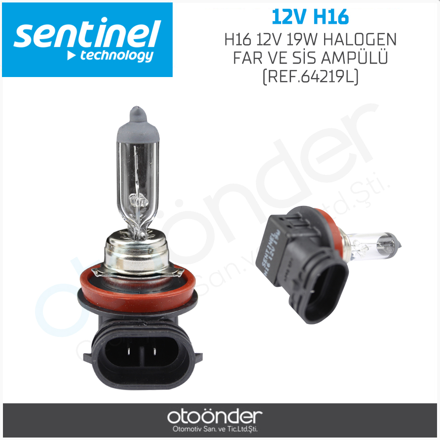 H16 12V 19W HALOGEN FAR VE SİS AMPÜLÜ (REF.64219L)