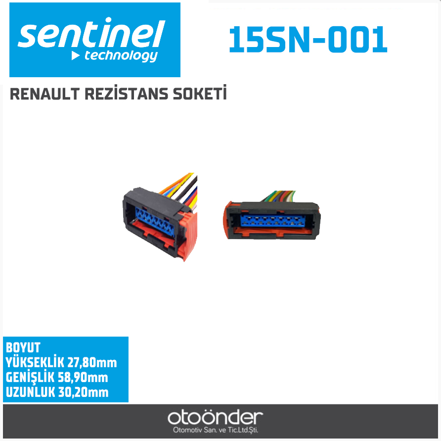 RENAULT REZİSTANS SOKETİ