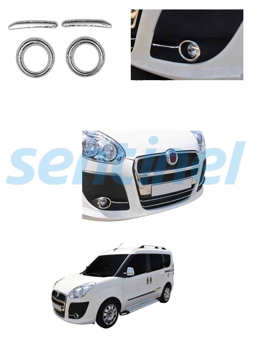 FIAT DOBLO SİS FARI ÇERÇEVESİ 2010--->  A034