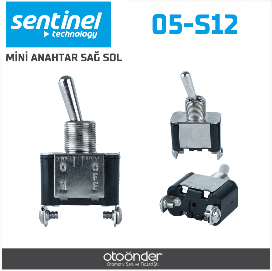 MİNİ ANAHTAR SAĞ SOL (ON OFF YANDA YAZILI)