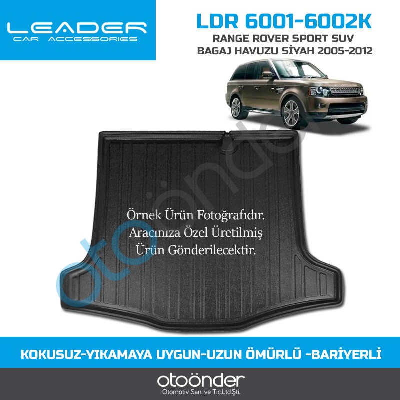 RANGE ROVER SPORT SUV BAGAJ HAVUZU SİYAH 2005-2012