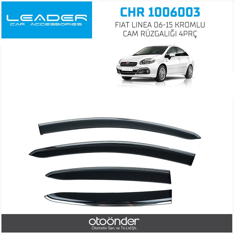 FIAT LINEA 06-15 KROMLU CAM RÜZGALIĞI 4PRÇ