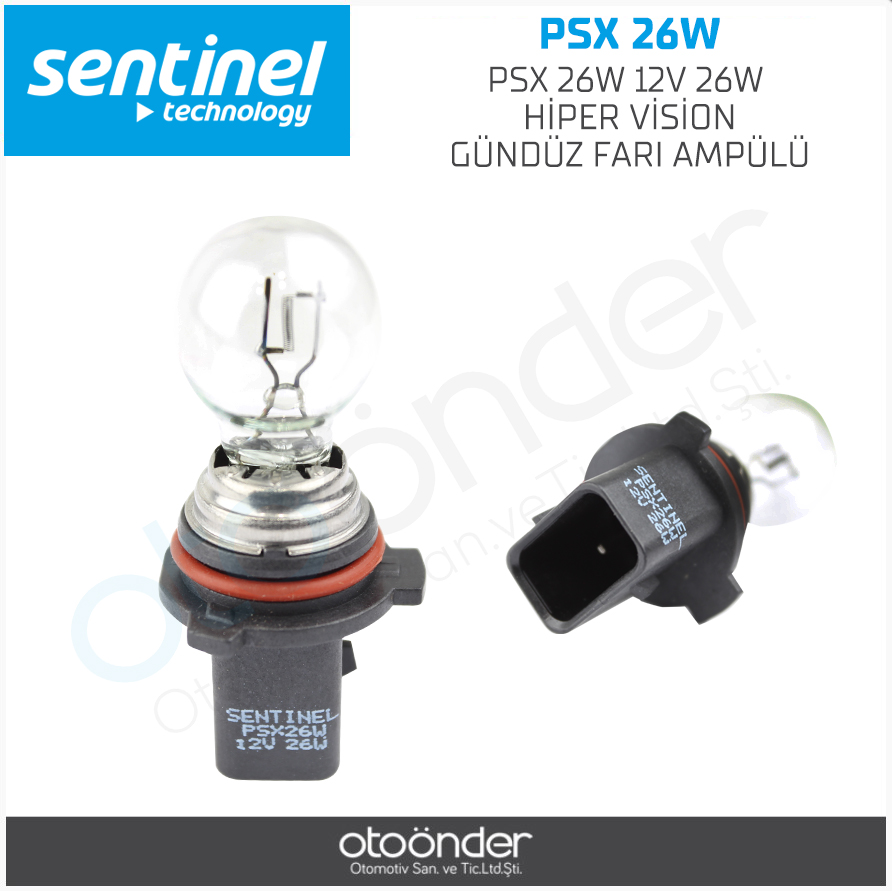 12V GÜNDÜZ SÜRÜŞ AMPULÜ PSX26W PG18.5D-3 AUDİ