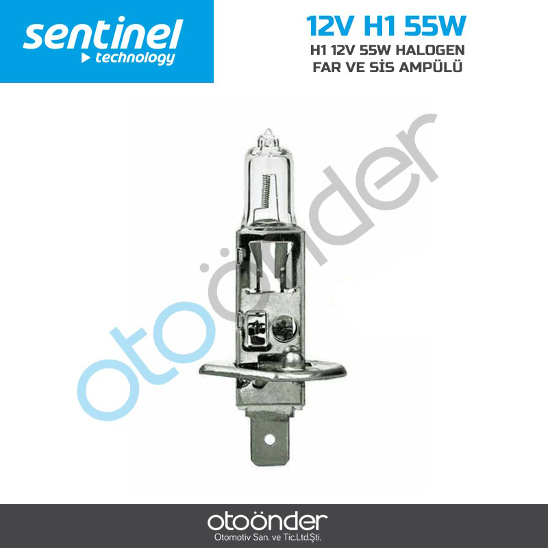 H1 12V 55W HALOGEN FAR VE SİS AMPÜLÜ