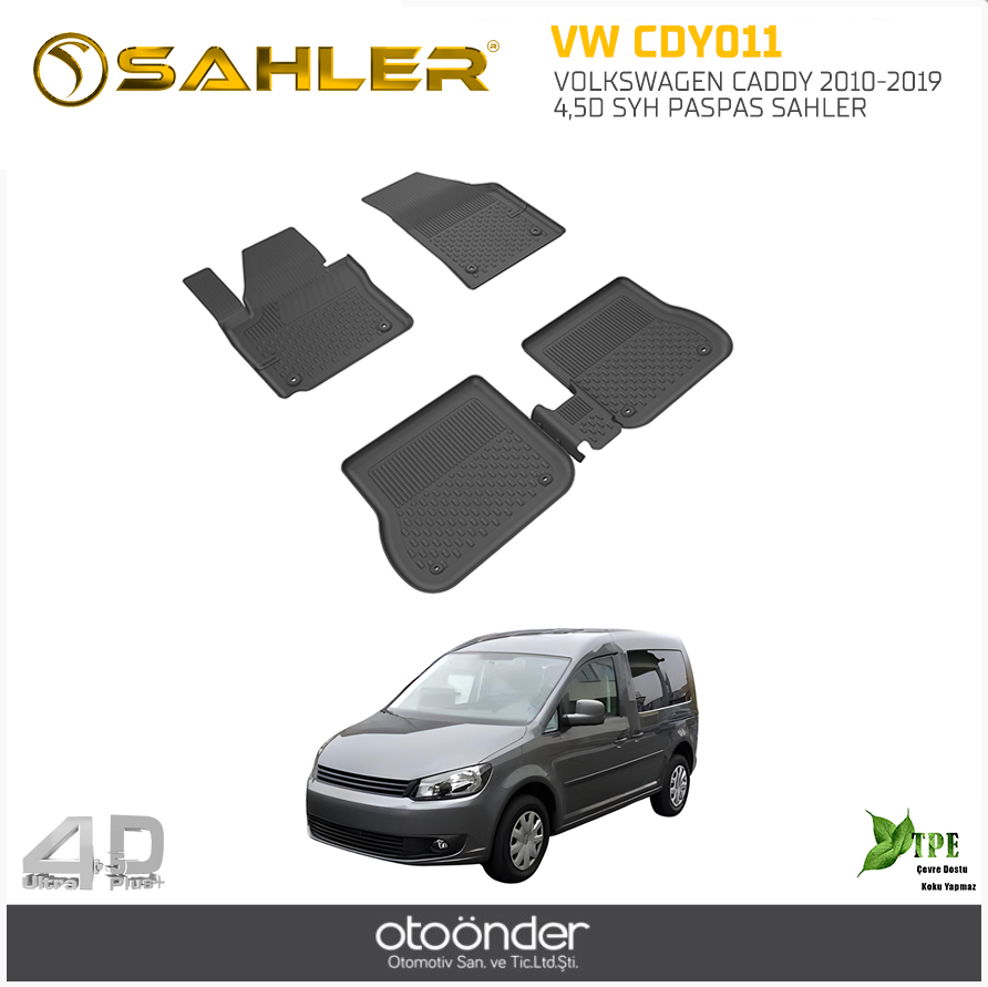 VOLKSWAGEN CADDY 2010-2019 4,5D SYH PASPAS SAHLER