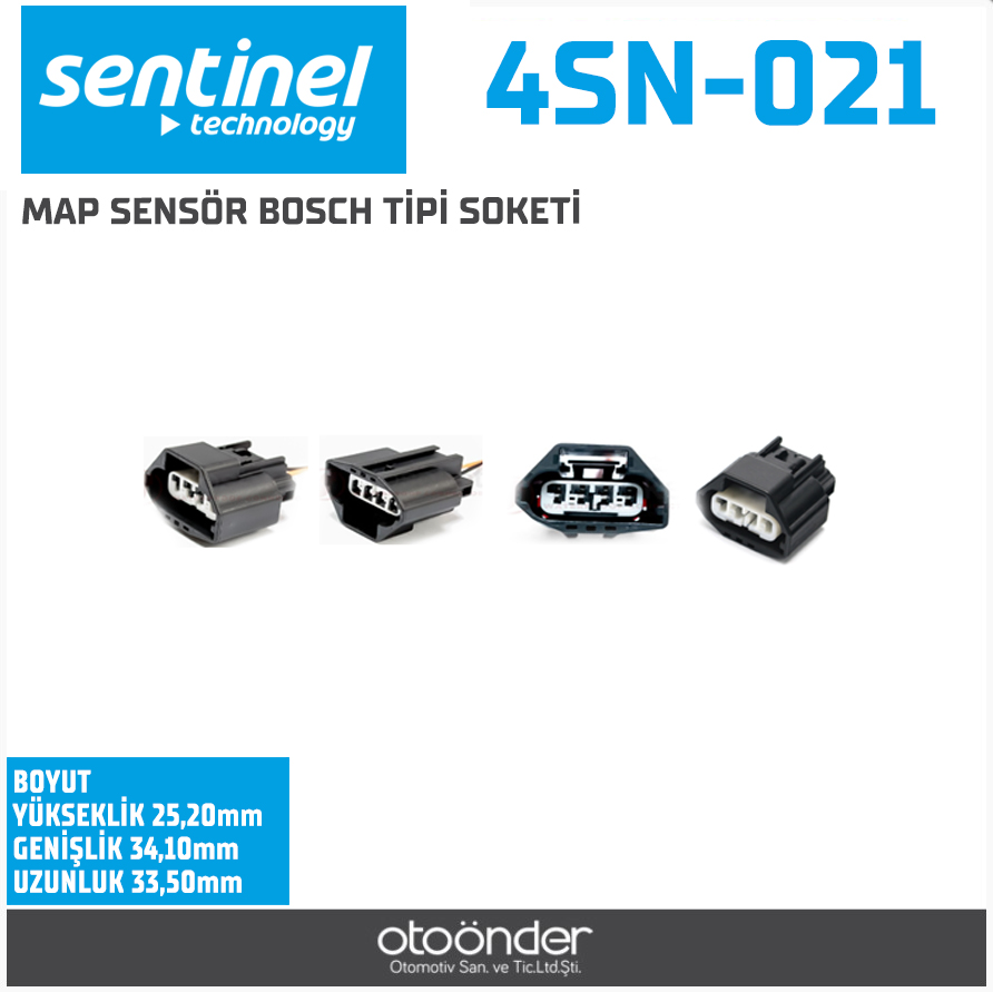 FORD MAP SENSÖR BOSCH TİPİ SOKETİ