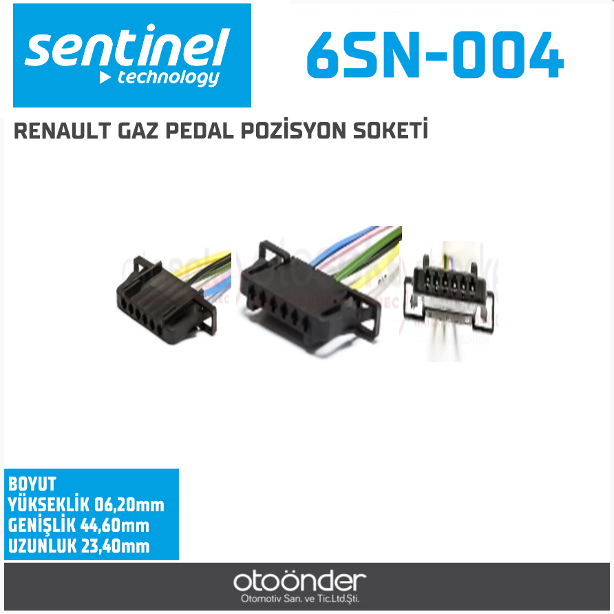 RENAULT -VW GAZ PEDAL POZİSYON SOKETİ