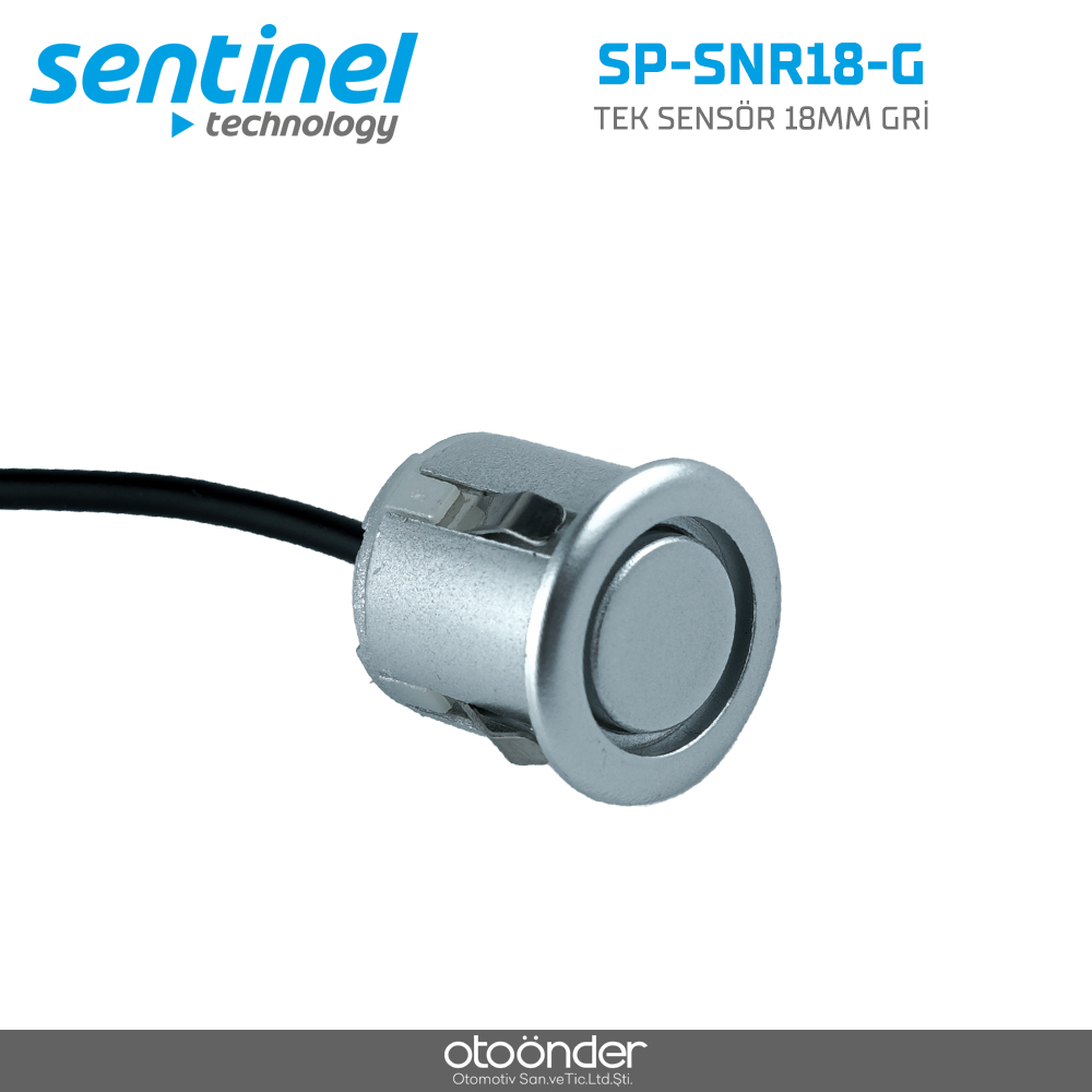 TEK SENSÖR 18MM GRİ
