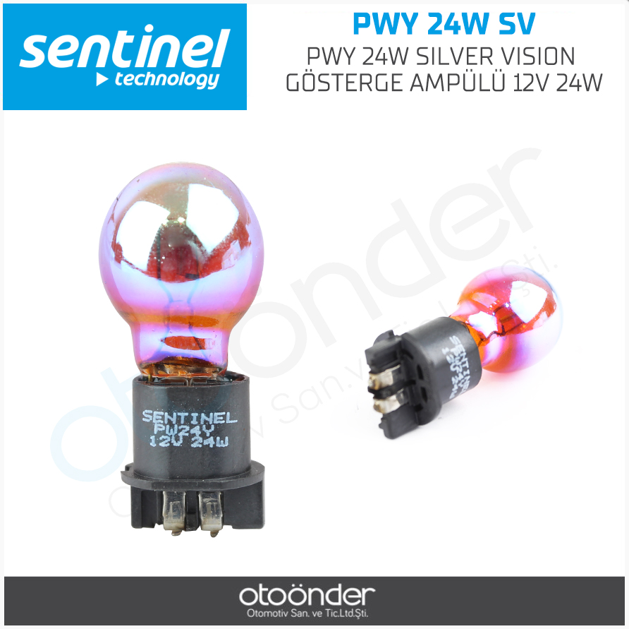 12V SİNYAL AMPULÜ SİLVER VİSİON PWY24W BMW F10,, F30, F32, GOLF 8