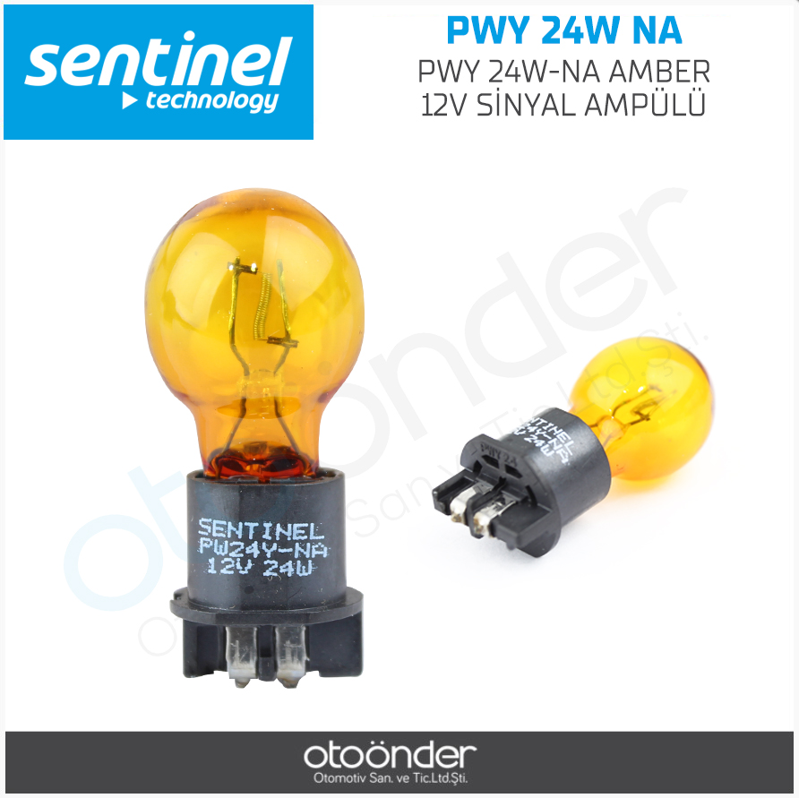 PWY 24W-NA AMBER 12V SİNYAL AMPÜLÜ