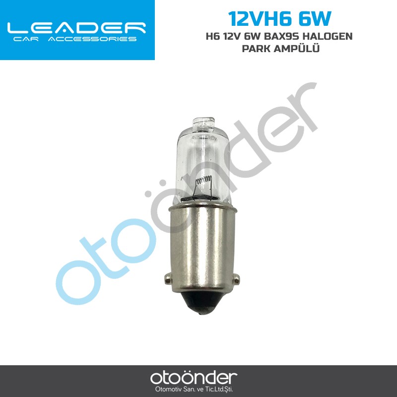 H6 12V 6W BAX9S HALOGEN PARK AMPÜLÜ