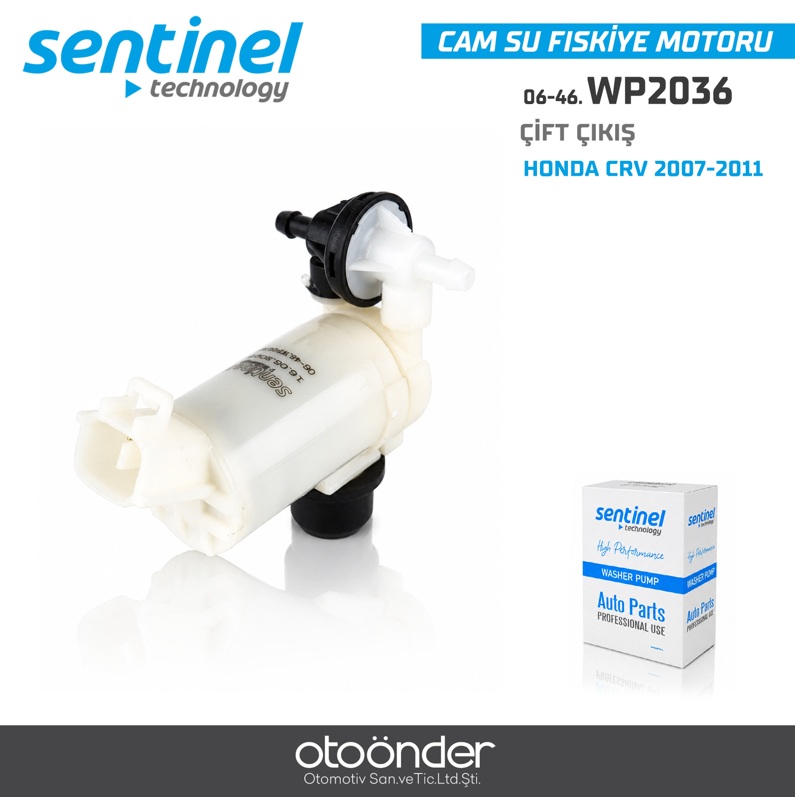 CAM SU FİSKİYE  MOTORU  ÇİFT ÇIKIŞ  HONDA CRV 2007-2011