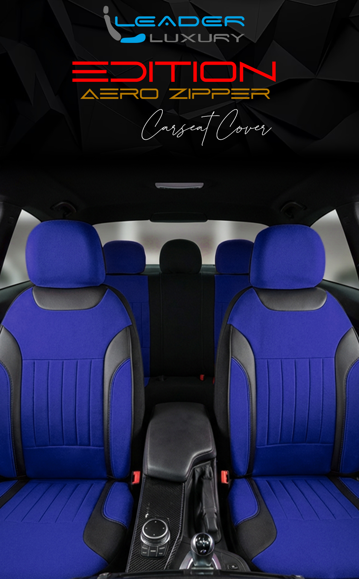 EDİTİON TAY TÜYÜ OTO KILIFI FERMUARLI. MAVİ