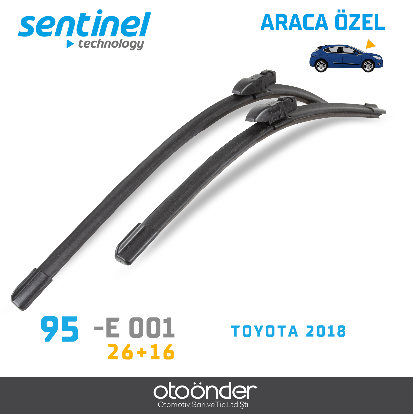 SÜPÜRGE TK ÖN TOYOTA 2018 26+16