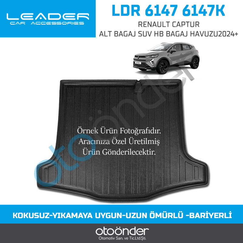 RENAULT CAPTUR ALT BAGAJ  SUV HB BAGAJ HAVUZU2024+