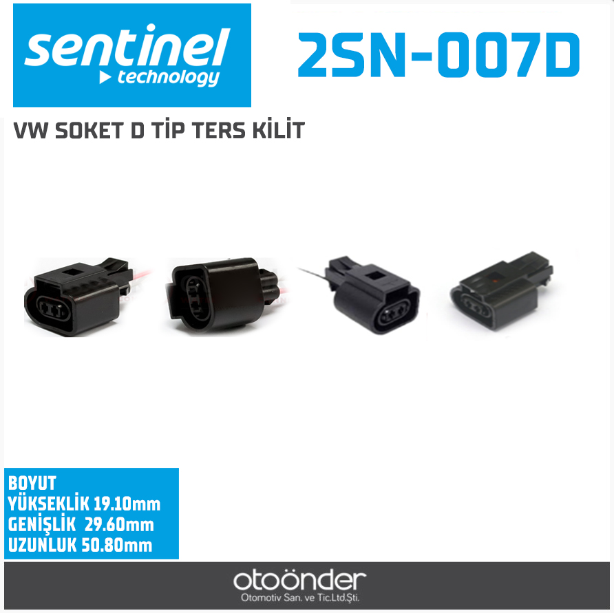 VW SOKET D TİP TERS KİLİT