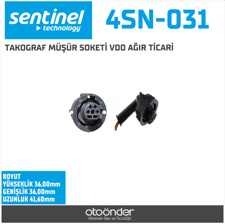 STOP VE TAKOGRAF MÜŞÜR SOKETİ[FIAT]