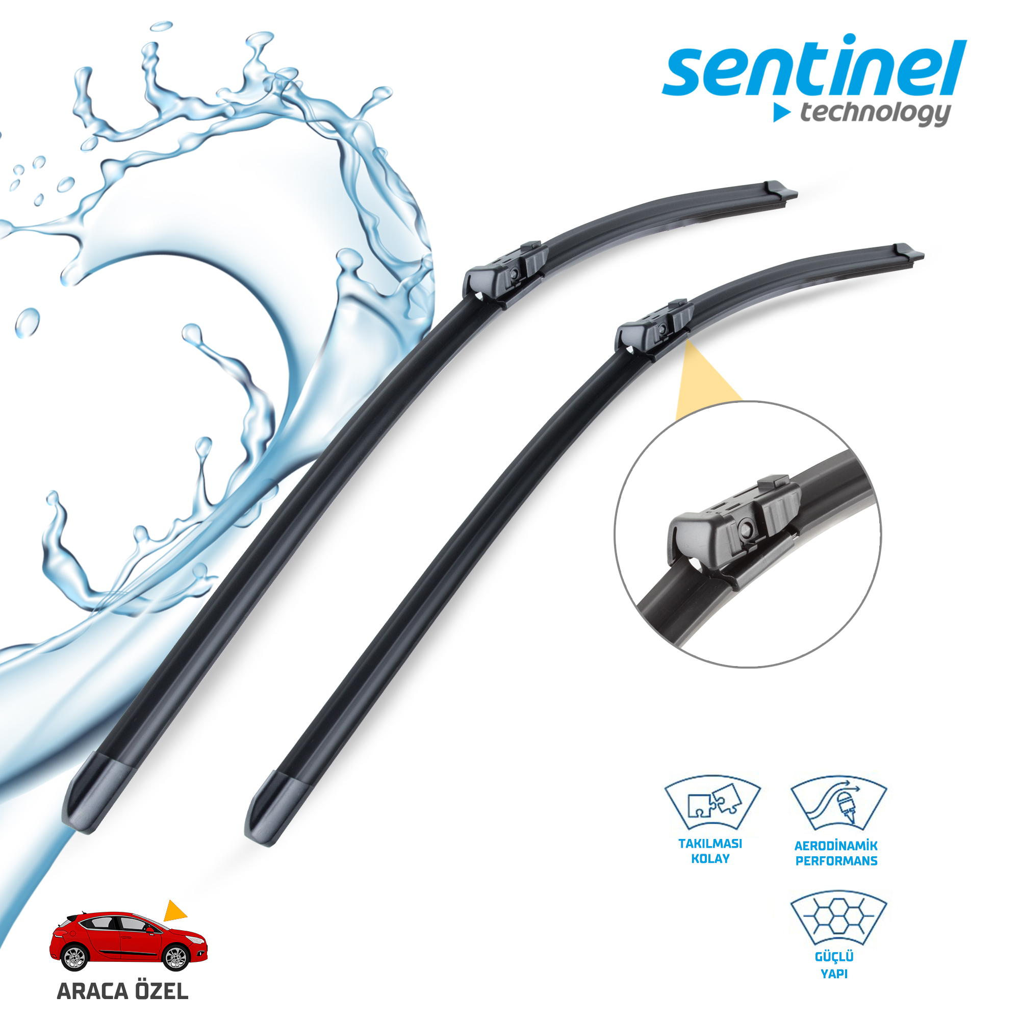 SÜPÜRGE TK ÖN BMW X5 2012-> 24"+20"