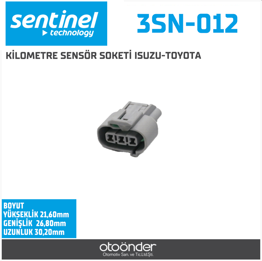 KİLOMETRE SENSÖR SOKETİ ISUZU-TOYOTA