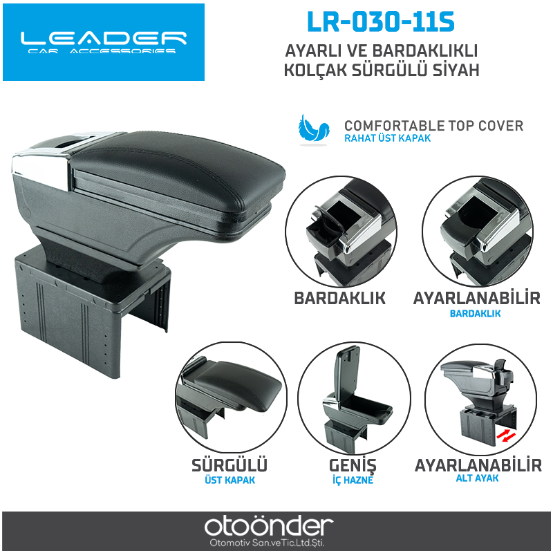 KOL DAYAMA KROMLU SİYAH