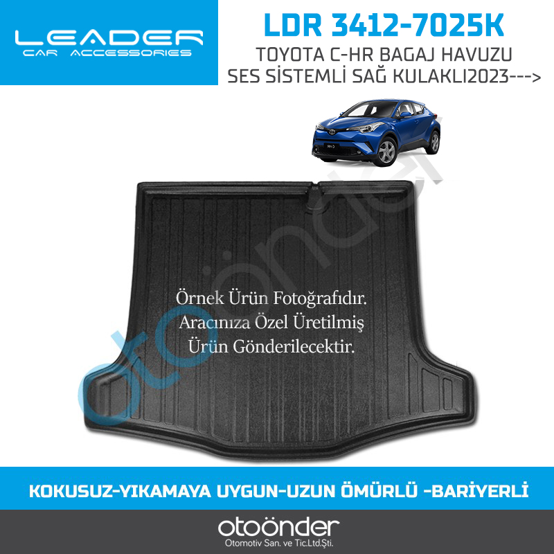 TOYOTA C-HR BAGAJ HAVUZU  SES SİSTEMLİ SAĞ KULAKLI2023--->