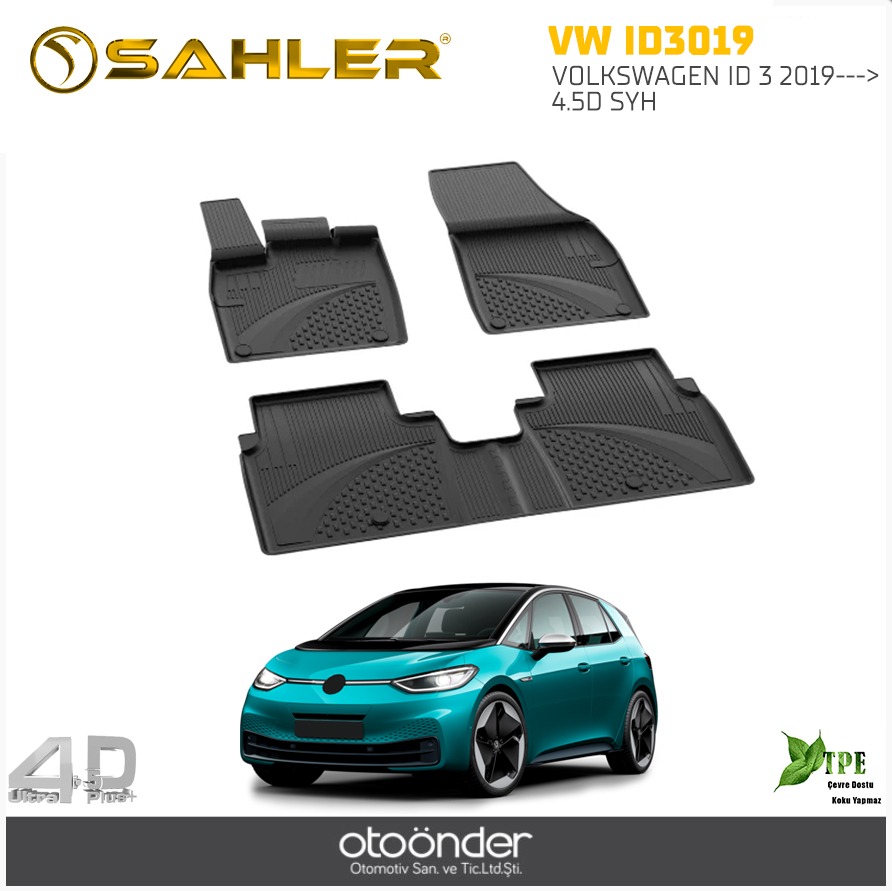 VOLKSWAGEN  ID 3  2019---> 4.5D SYH PASPAS SAHLER