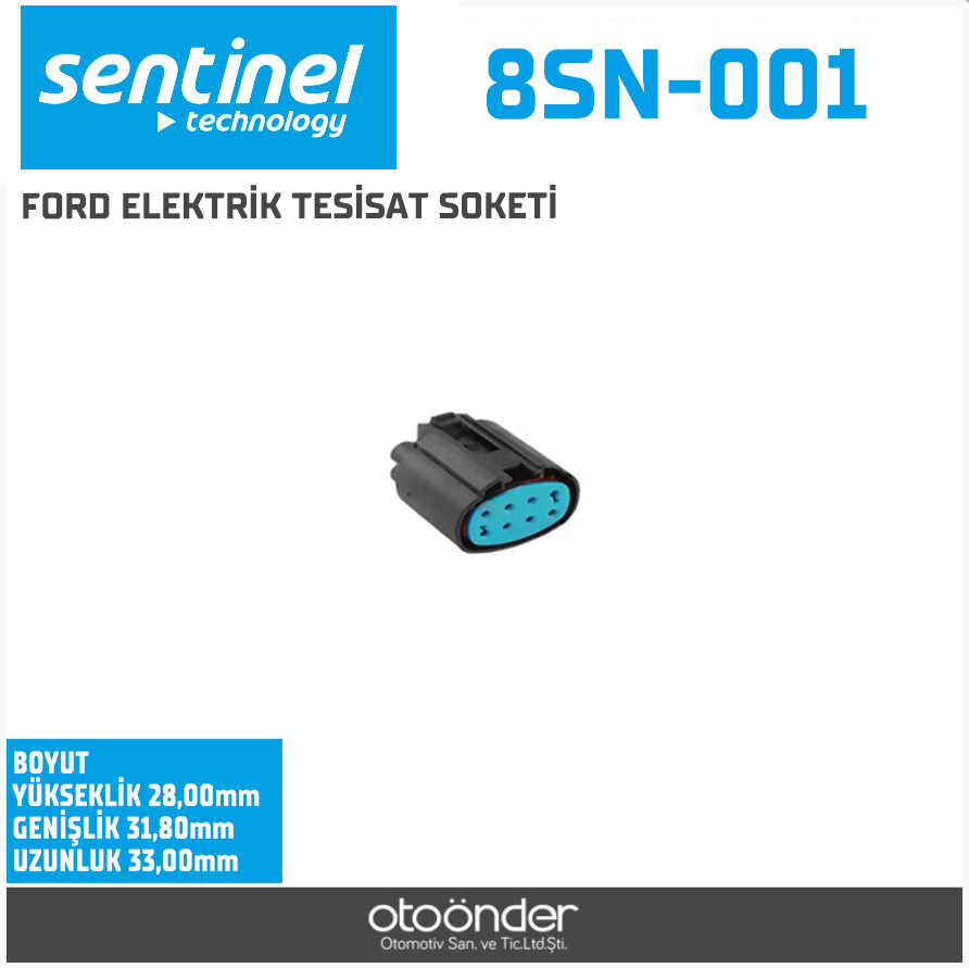 FORD ELEKTRİK TESİSAT SOKETİ