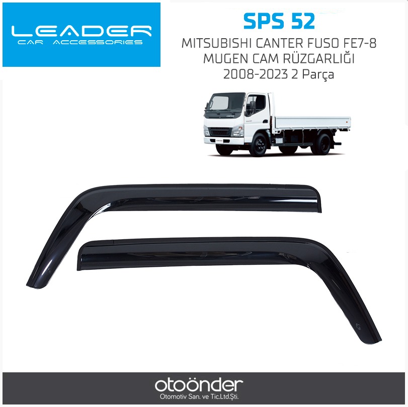 MITSUBISHI CANTER FUSO FE7-8 MUGEN CAM RÜZGARLIĞI2008-2023 2 Parça