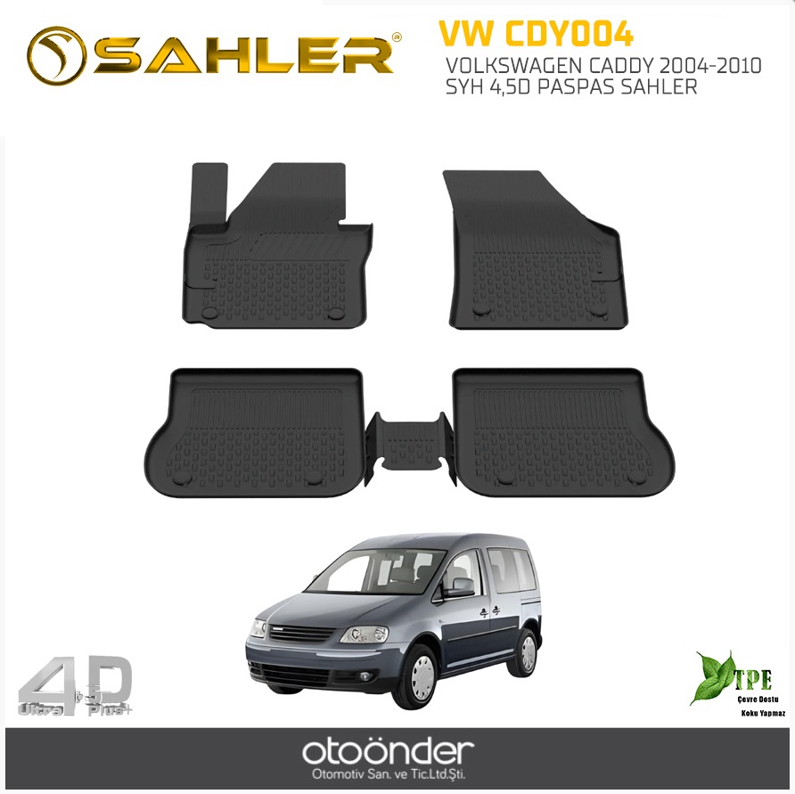 VOLKSWAGEN CADDY 2004-2010 SYH 4,5D PASPAS SAHLER