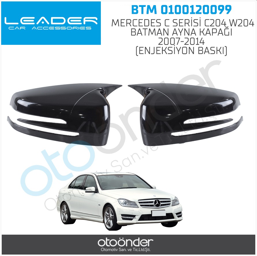 MERCEDES C SERİSİ  C204 W 204  BATMAN AYNA KAPAĞI2007-2014  (ENJEKSİYON BASKI)